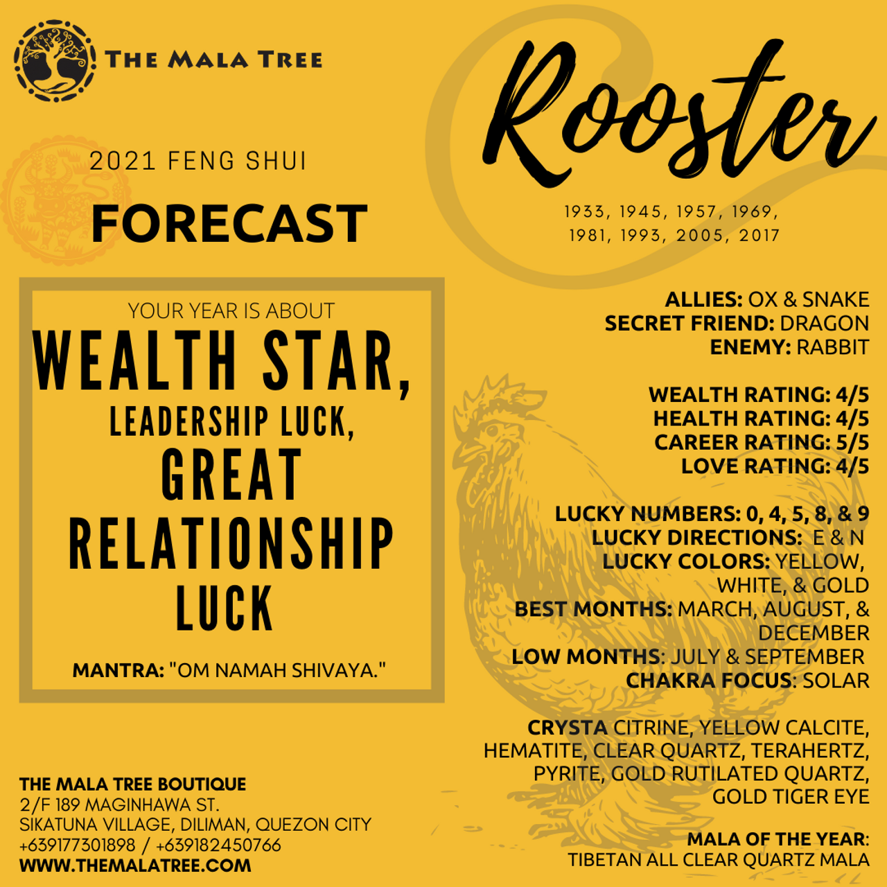 ROOSTER in 2021 ROOSTER in 2021